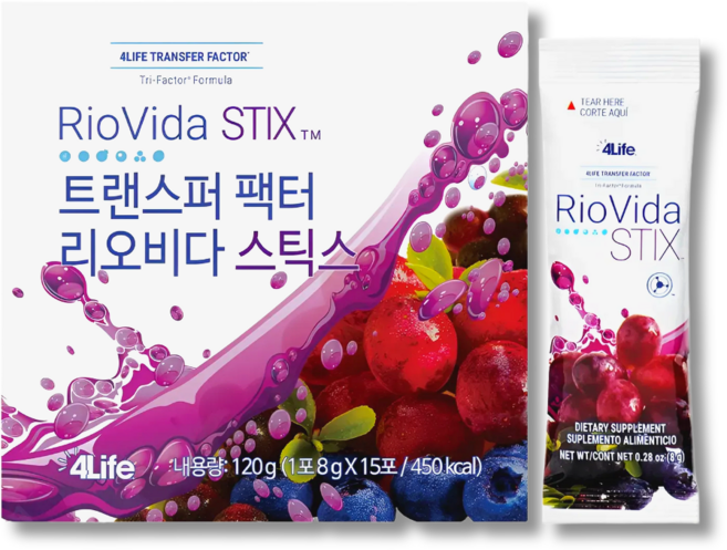 (본사출고) 포라이프 값싼가품주의 트랜스퍼 팩터 리오비다 스틱스, 1개
