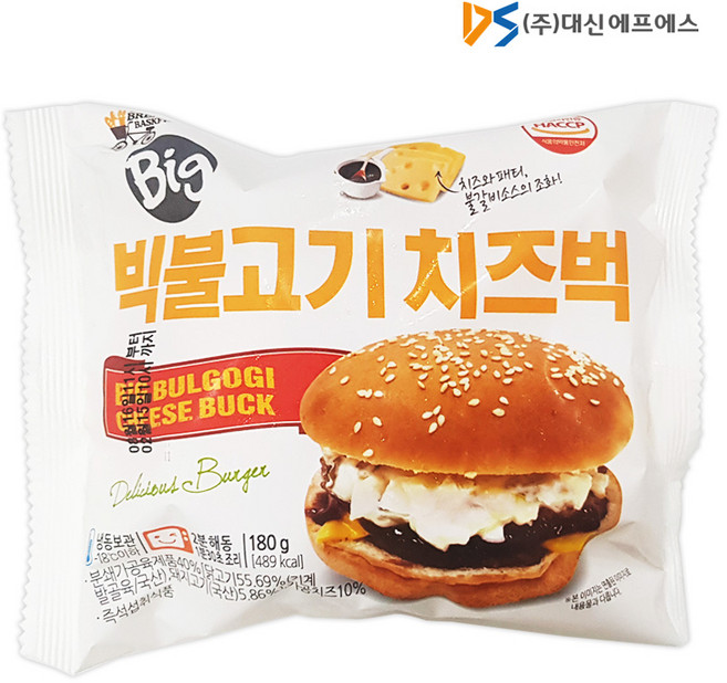 대신 빅불고기치즈벅 180g 편의점버거 매점빵식사 불고기버거, 1개