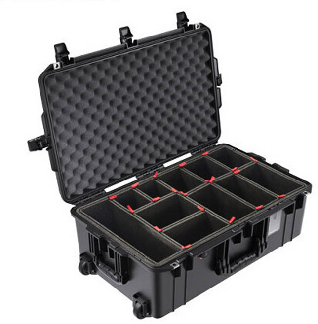 펠리칸 1595TP AIR 하드케이스 (Trekpak System) 펠리칸케이스 카메라가방, 1개, 펠리칸 1595TP AIR (TP System)-블랙