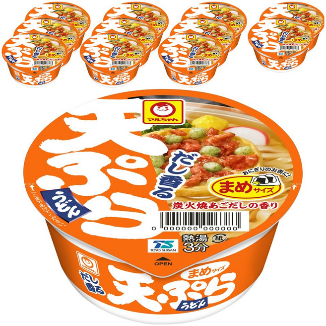Maruchan 天婦羅烏龍麵 迷你, 12個
