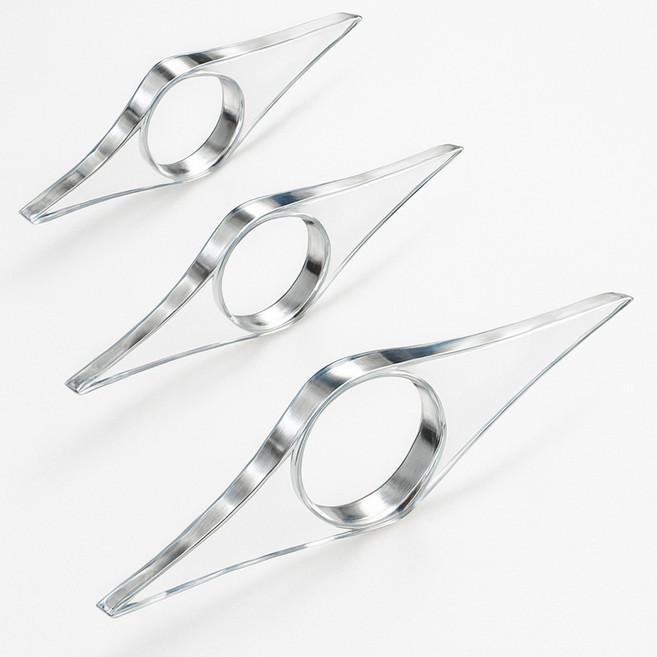 무아몽 독서링 북홀더 아크릴 투명 북링 엄지 책잡이, 2개, 투명 독서링 2세트