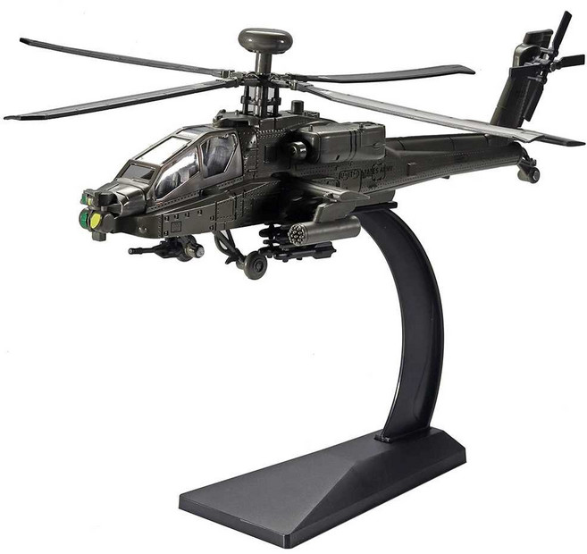 장난감 모형 전투기 합금 모델 탱크 군사 항공기 헬기, 1개