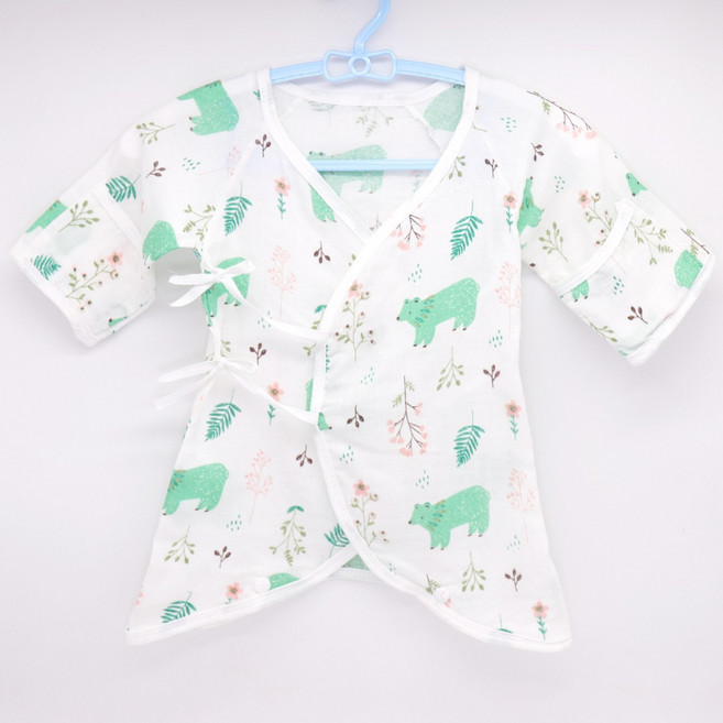 JUJU BABY 蝴蝶衣 寶寶雙層紗布連身衣