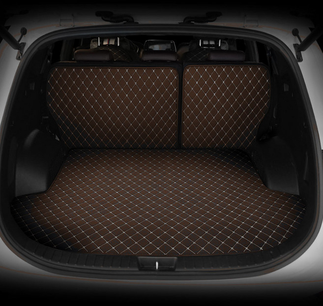가온 3D 가죽 트렁크매트 바닥+등받이 풀세트 전차종, 브라운+베이지, 컨텐츠 참조