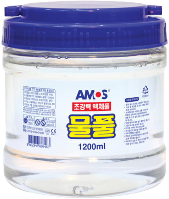 아모스 초강력 물풀, 1.2L, 6개