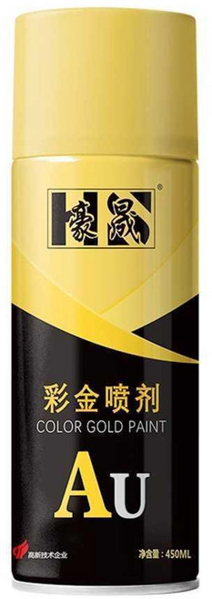 금속 스프레이 페인트 불상 락카 도장용 18K 금 0.45L, 금박색 0.45L, 1개