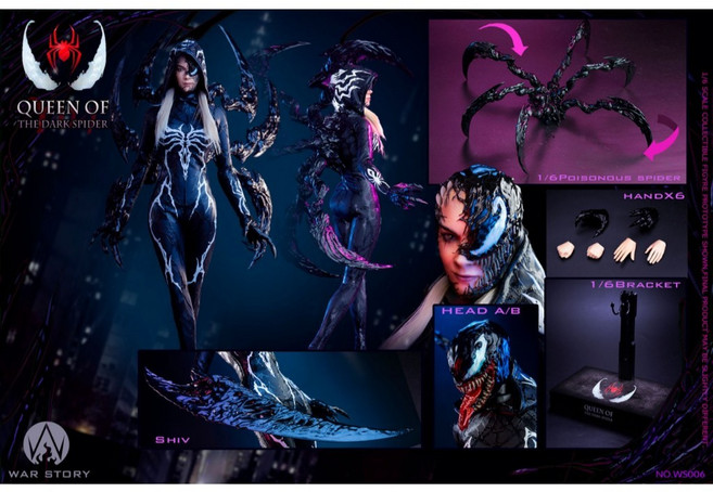 War Story 1/6 黑毒女王 WS006 猛毒女 豪華版 Venom QUEEN, 1個