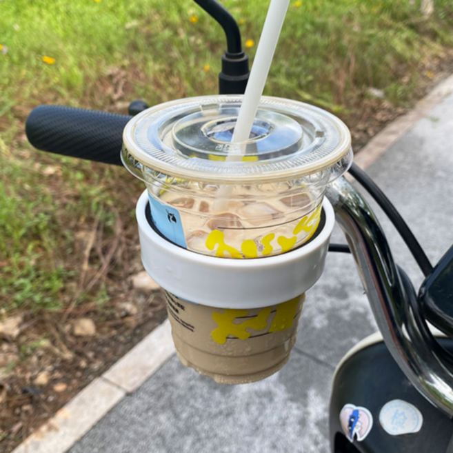 주드 자전거 오토바이 유모차 컵홀더 거치대, 화이트, 1개