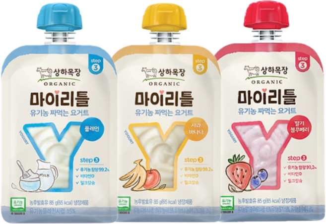 매일 상하목장 마이리틀 짜먹는요거트 85g 사과바나나3+플레인3+딸기블루베리3/냉장무료배송