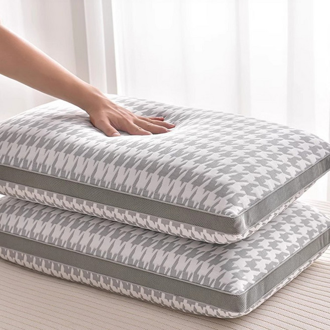 솜느 푹신한 호텔 숙면베개, 그레이, 1개