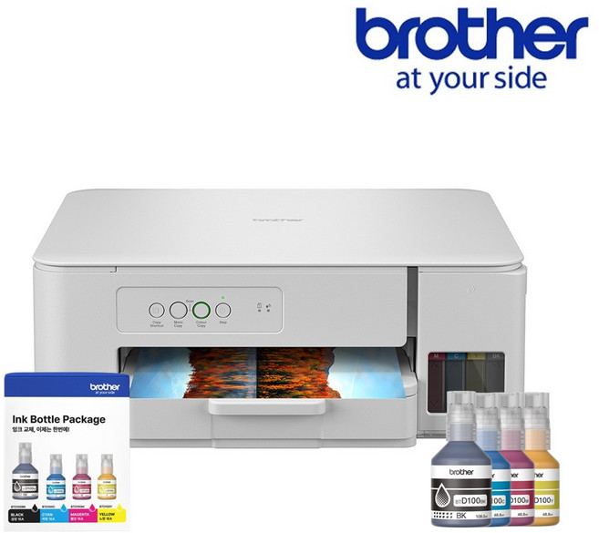 DCP-T236 + BTD100BKCL 브라더 기본잉크포함 무한잉크복합기+잉크세트, DCP-T236+BTD100BKCL