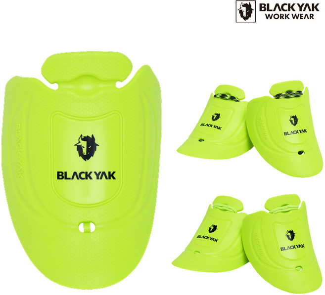 블랙야크 형광 안전화 발등보호대 건설현장 충격흡수 보호구