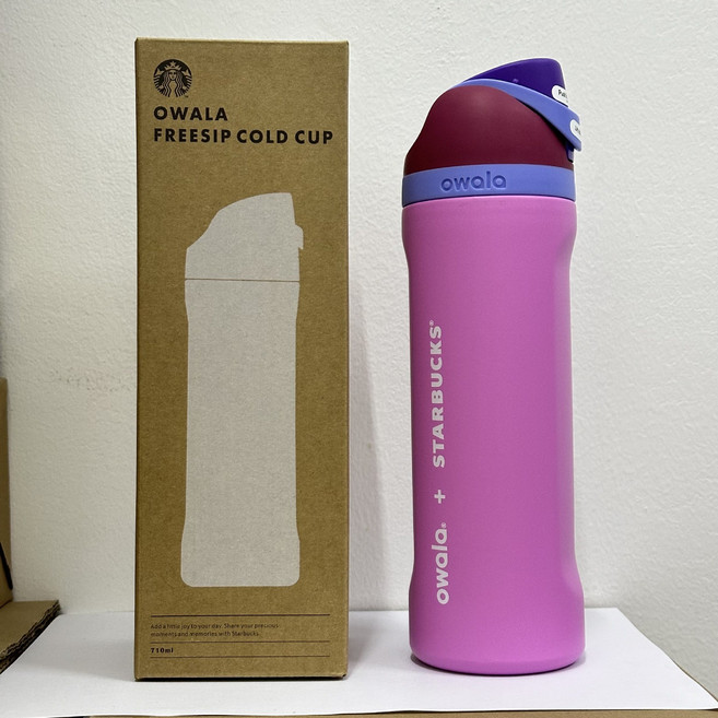 오왈라 Owala FreeSip 휴대용 스포츠 주전자 보온보냉병 24oz/710ml 32oz/950ml, 710ml, 스타벅스 자
