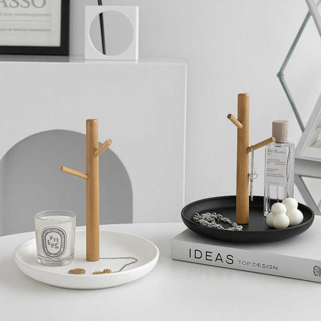 [이거찜] 악세사리 트레이 행거 시계 차키 안경 걸이 수납 정리 소품 반지 목걸이 진열대