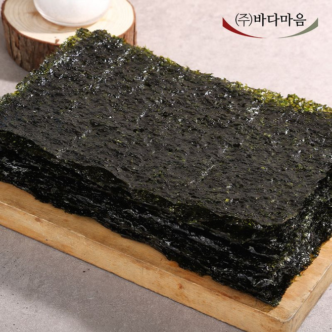 바다마음 명품 광천 파래김, 7개, 20g