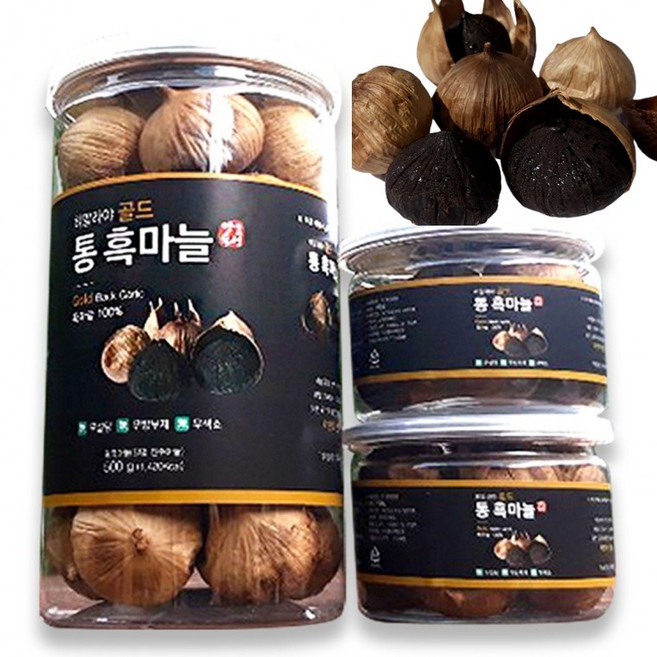 히말라야 골드 통흑마늘 500g 발효숙성 고산지대 재배, 1개