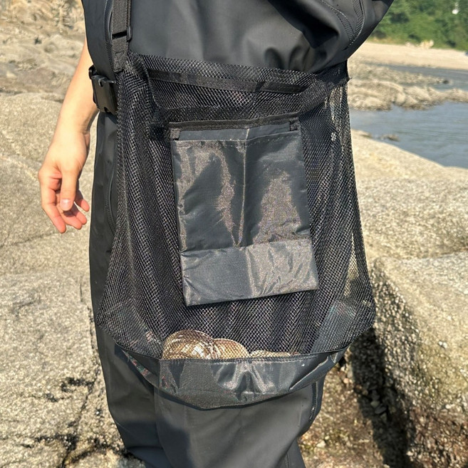 라이트헌터 조과망 채집망 채집가방 워킹해루질 버섯채집 약초 다슬기 조개망 다용도 채집가방