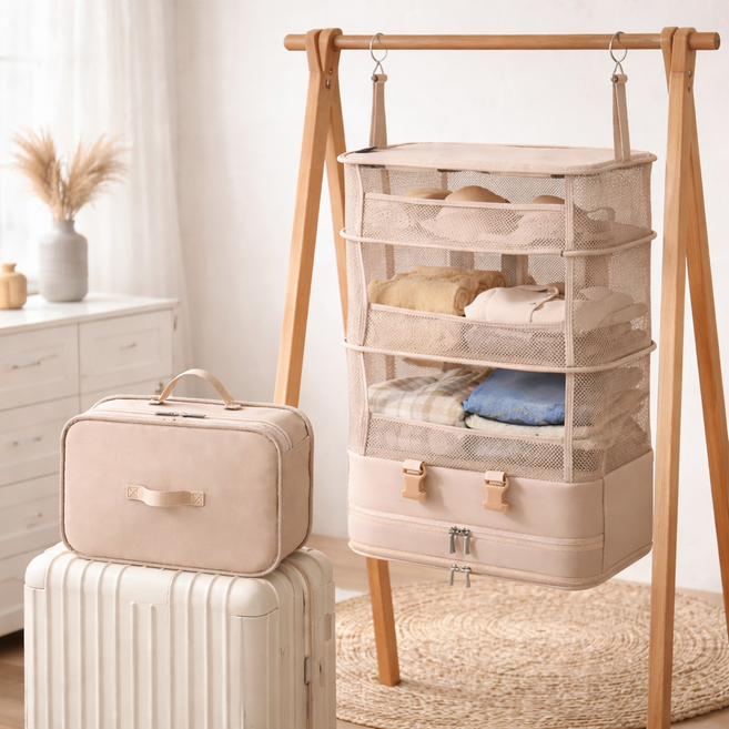 올타리빙 3세대 부피순삭 여행용 압축 파우치 5단