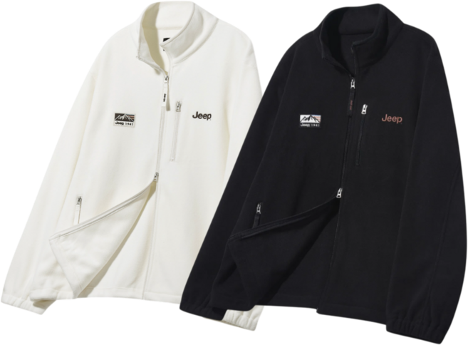 지프 남녀공용 후리스 플리스 집업 겨울 외투 뽀글 JP09992