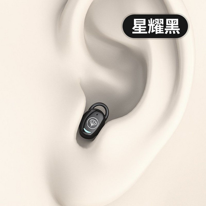 고급 블루투스 지능형 소음 감소 보청기, 검은 색
