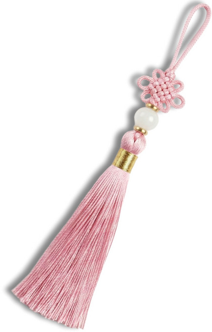 누와상회 전통 매듭 미니 노리개 20개 세트, 20개입, 꽃분홍