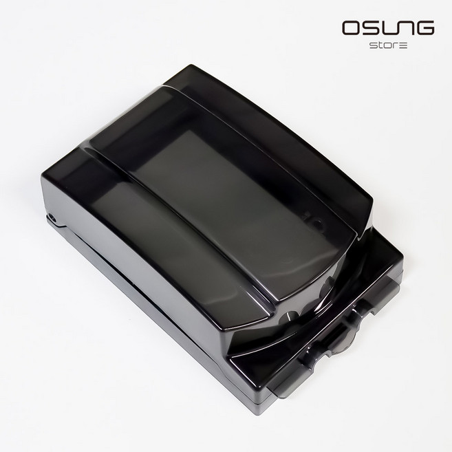 오성스토어 원스탑 안전 콘센트 방수커버, 블랙, 1개