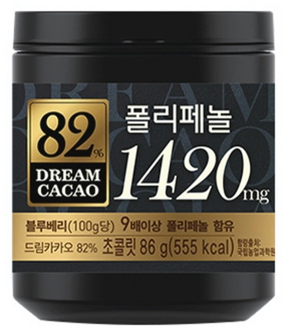 롯데 드림카카오 82% 86g X 6입 합격 맛있는 특이한 초콜릿 쵸코렛 초코렛, 6개