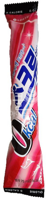 롯데 스크류바 제로 칼로리 40개입 시원한 딸기맛 옛날아이스크림 간식용, 40개, 75ml
