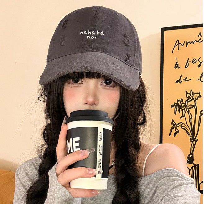 얼굴작아보이는 여성캡모자 빈티지 대두