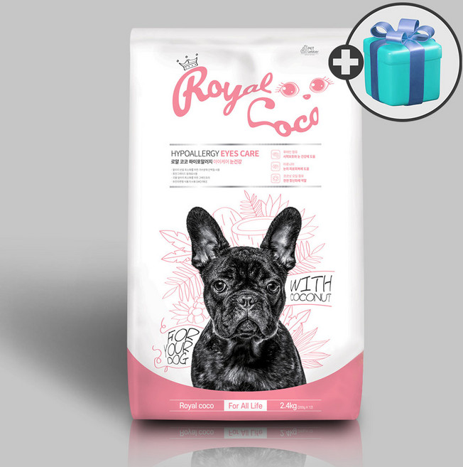 펫레터 로얄코코 인섹트 조인트 스킨 아이 + 국산 가수분해간식 400g, 2.4kg, 1개, 소, 눈+아이