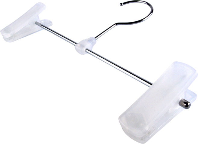 국내생산 심플스타일 논슬립 고급바지걸이, 20개, 반투명