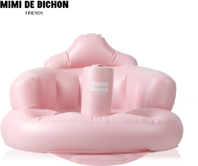 미미드비숑 베이비 소프트의자, 핑크, 1개