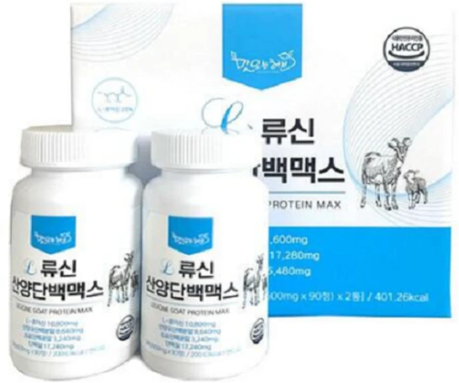 DH L류신 산양 단백 맥스, 1박스, 180정 - 쿠팡