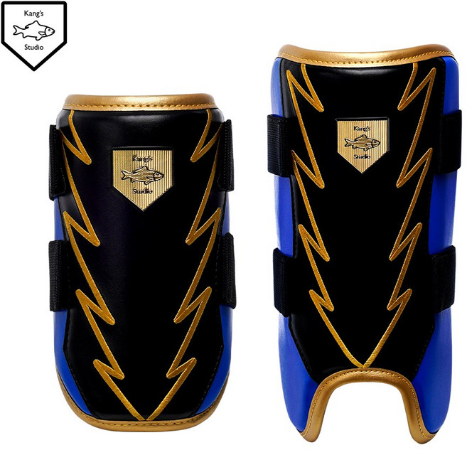 캉스스튜디오 잭팟 암가드 풋가드 세트 Blue&Black / KJG-SET02, 1개, 블루/블랙