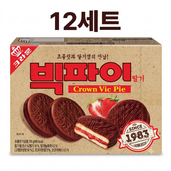 빅파이 딸기, 12세트, 216g