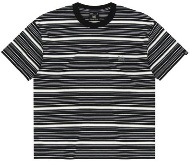 국내매장상품 BROWNBREATH 브라운브레스 반팔티 STRIPE CROP TAG TEE - BLACK 395675
