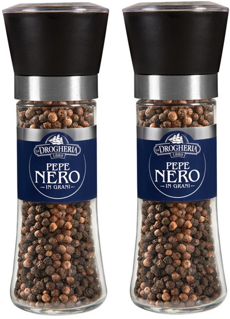 드로게리아앤알리멘타리 통흑후추 그라인더, 95g, 2개