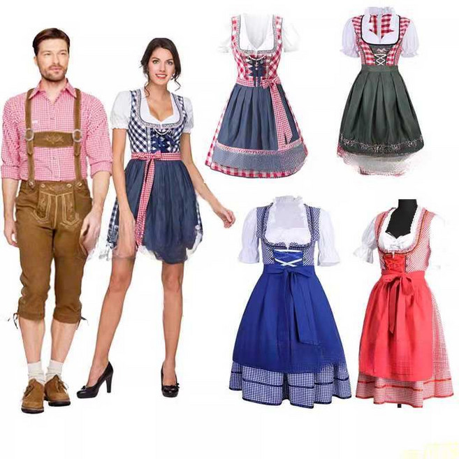 독일전통의상 맥주 축제 오스트리아 남녀 파티 코스튬