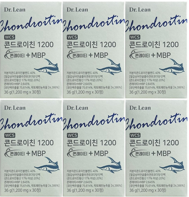 닥터린 콘드로이친 1200 콘레이티 MBP, 6박스, 30정