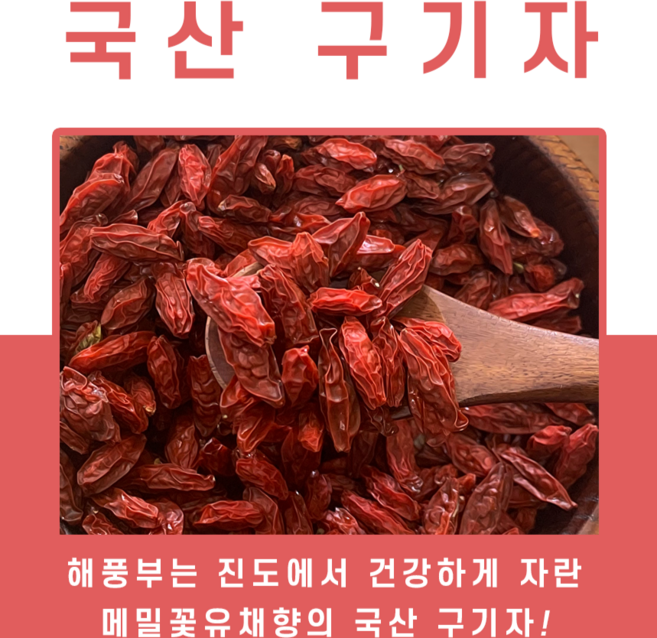 진도 국산 건구기자 고지베리, 1개, 100g