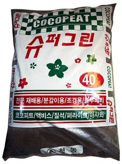 청농 슈퍼그린 전문가용 흙, 1개, 40L