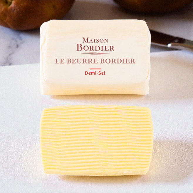 Le Beurre Bordier 프랑스 보르디에 가염 버터 125g, 1개