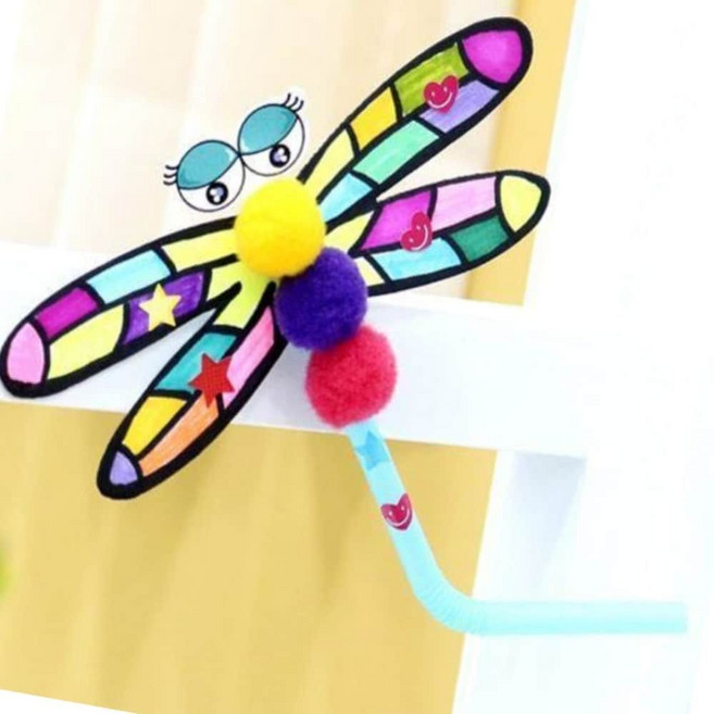 잠자리 빨대피리 만들기 10P 어린이날선물 창작활동 gns+4606WQ