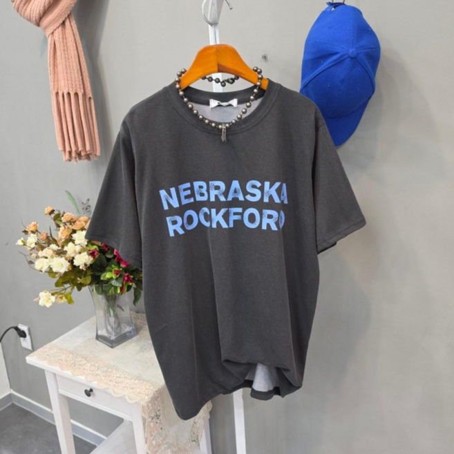 락포트 피그먼트 기본핏 반팔티