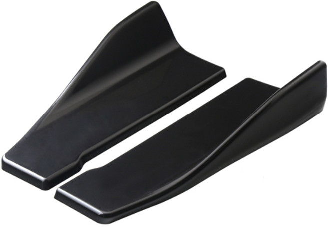 킹콩 전차종 공용 만능 튜닝 립댐, 유광블랙34cm, 1세트