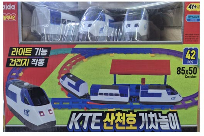 아이다 KTE 산천호 기차놀이 라이트기능, 1개