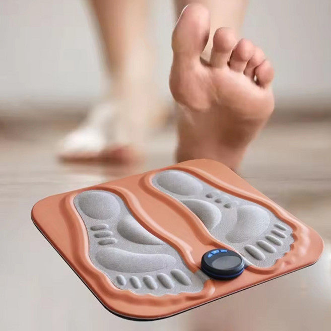 저릿한 발부터 묵직한 하체라인까지 가볍게 EMS 충전식 무선 발마사지기, 단품