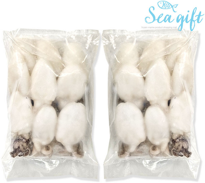 [씨기프트]미니 갑오징어 200g + 200g 9미 베이비이까 손질, 단품