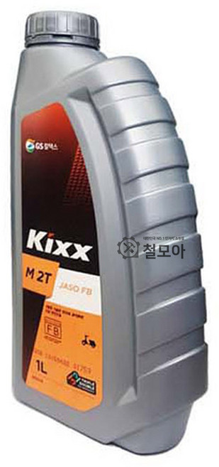 GS칼텍스 Kixx M 2T 엔진 오일 2행정 가솔린 예초기 오토바이 스쿠터, GS칼텍스 Kixx M 2T 엔진오일, 1개, 1L