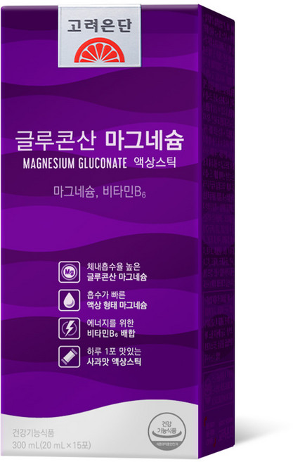 고려은단 글루코산 마그네슘 액상스틱, 1개, 300ml